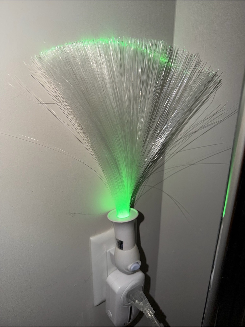 Fiber Optic Night Light Color Changing with On Off Button